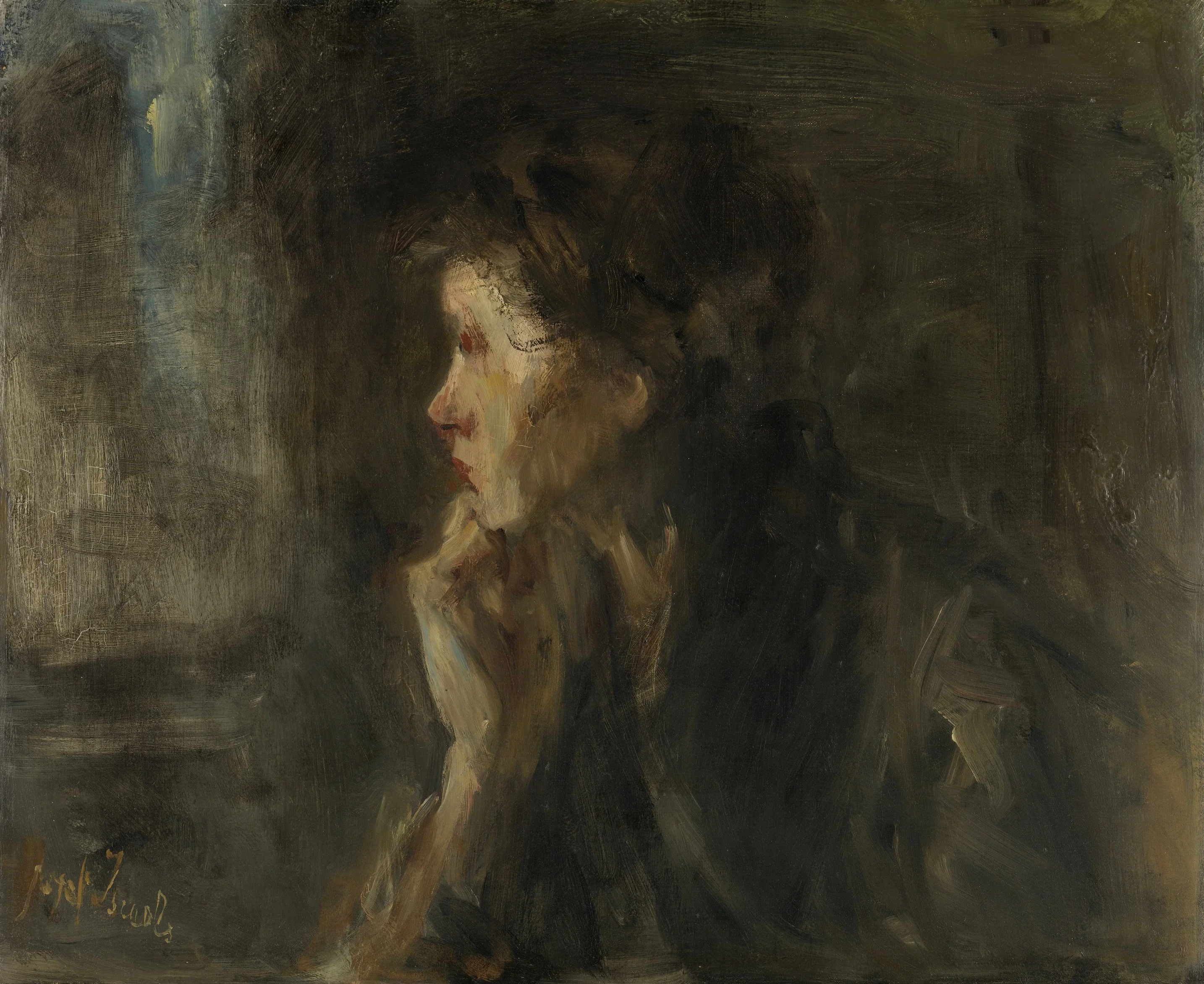 The thinker, detail