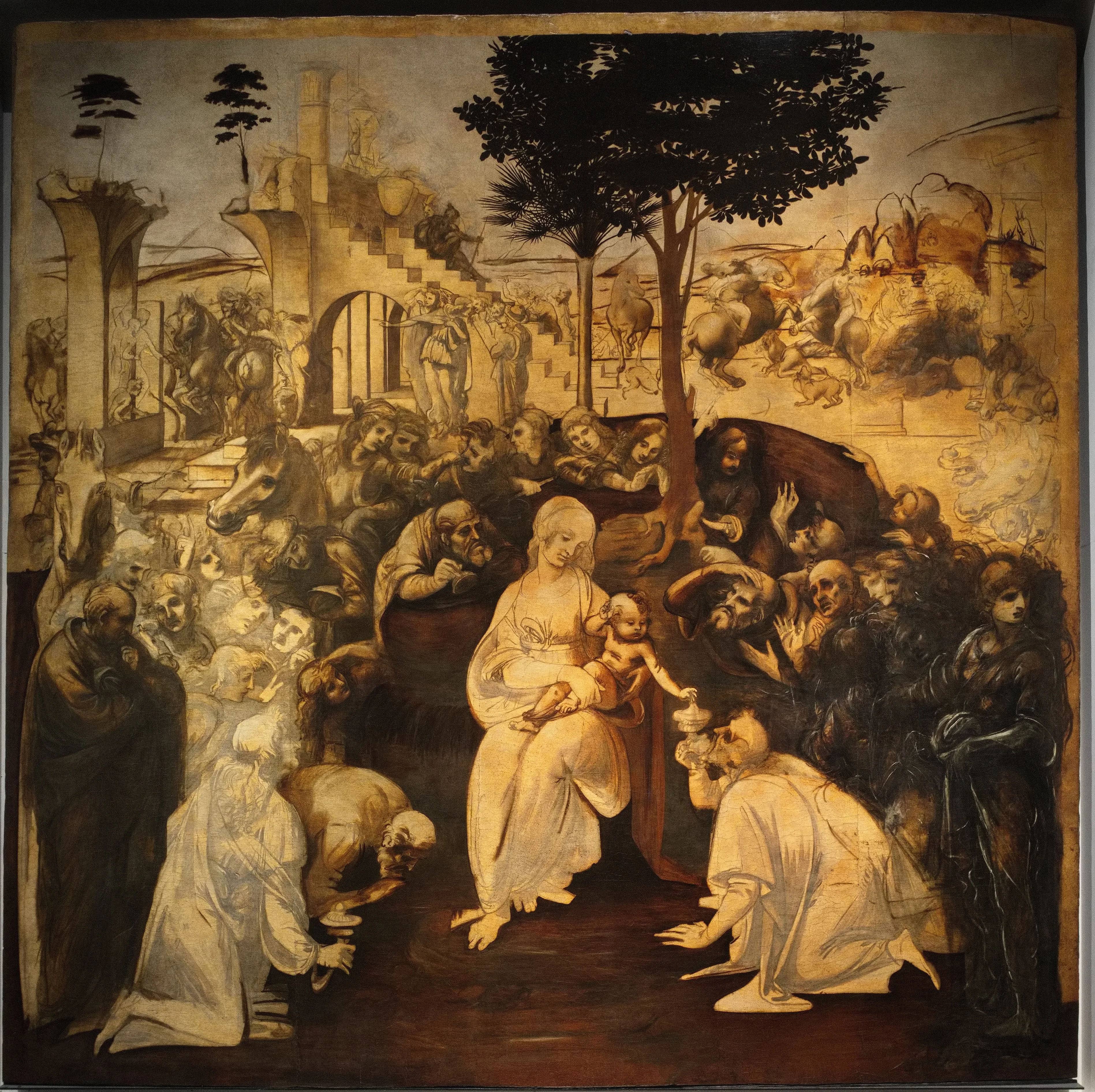 Adoration of the Magi, detail