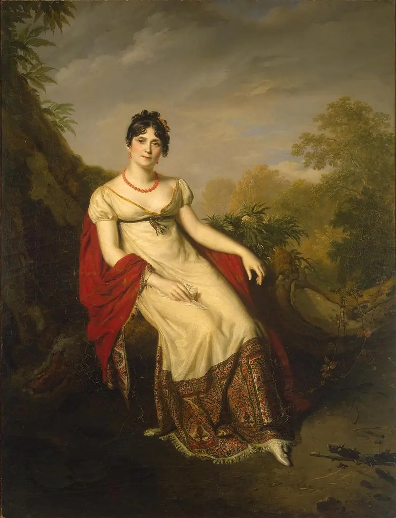 Portrait of Josephine de Beauharnais, by Firmin Massot, oil, 1812