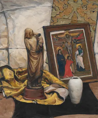 The Madonna of Ivory, by Henry Keller, oil, 1924