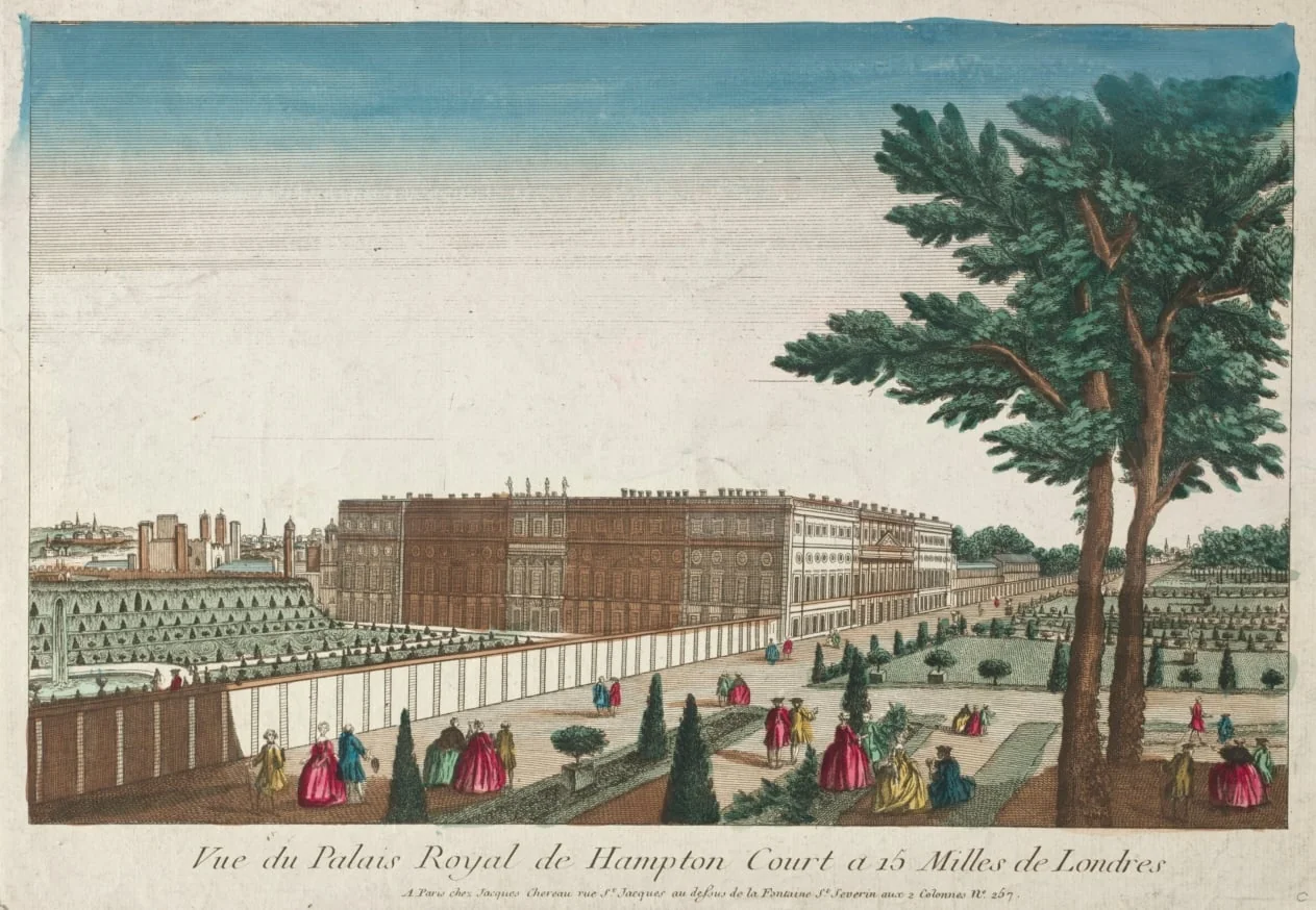 View of the Royal Palace of Hampton Court, detail