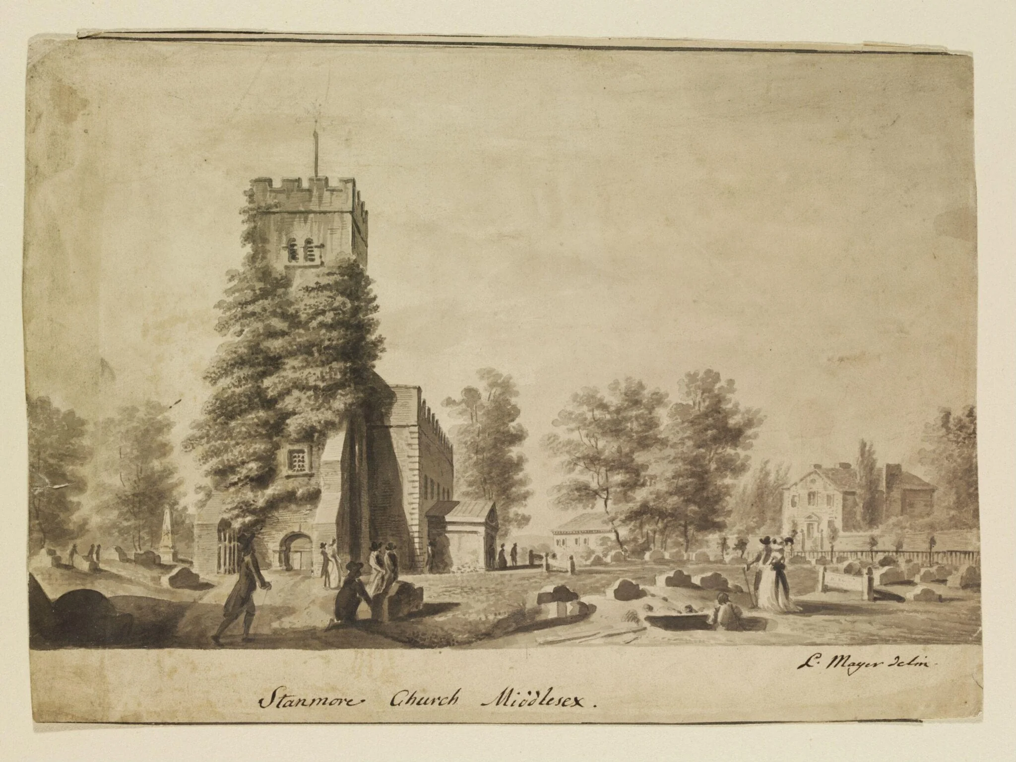 Stanmore Church Middlesex, detail