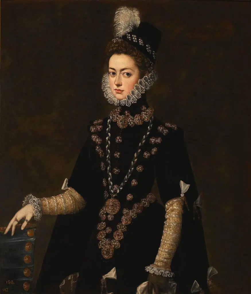 The Infanta Catalina Micaela, by Juan Pantoja de la Cruz, oil, 1593