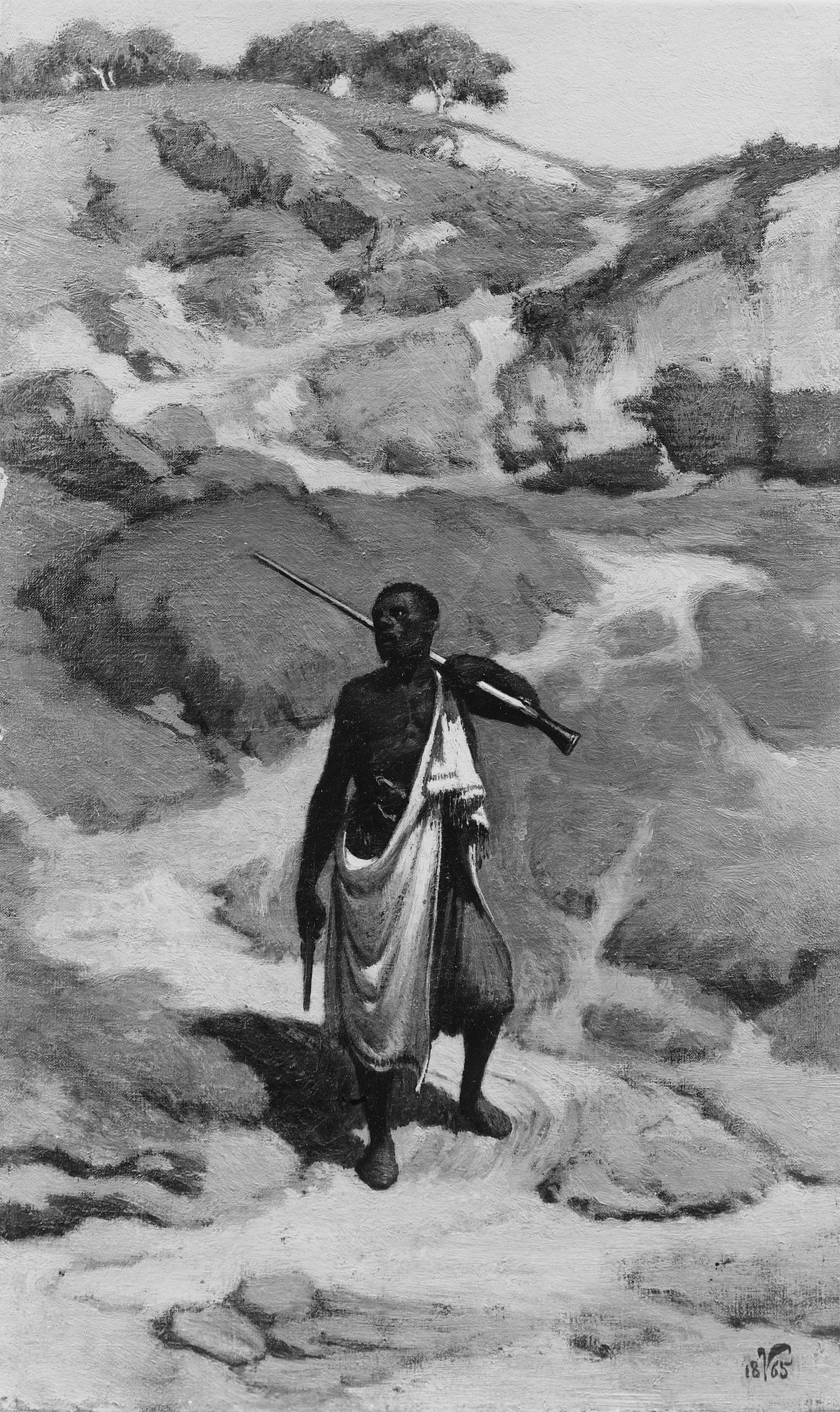 The African Sentinel, detail