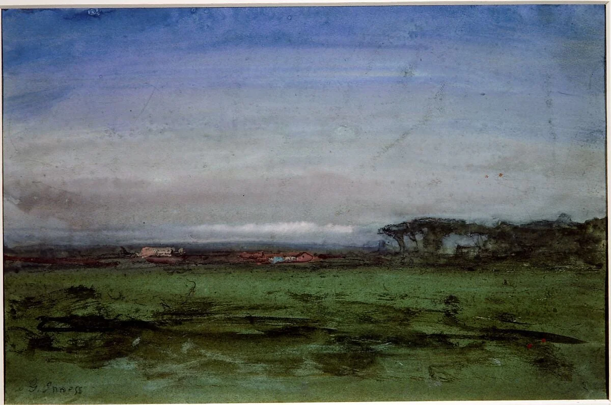 Across the Campagna, detail