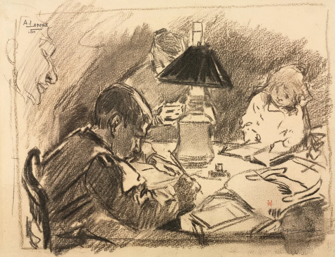 Around the Lamp, detail