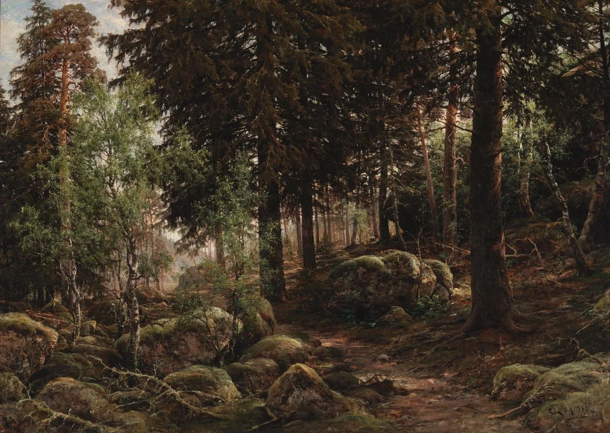 Metsänsisusta, detail