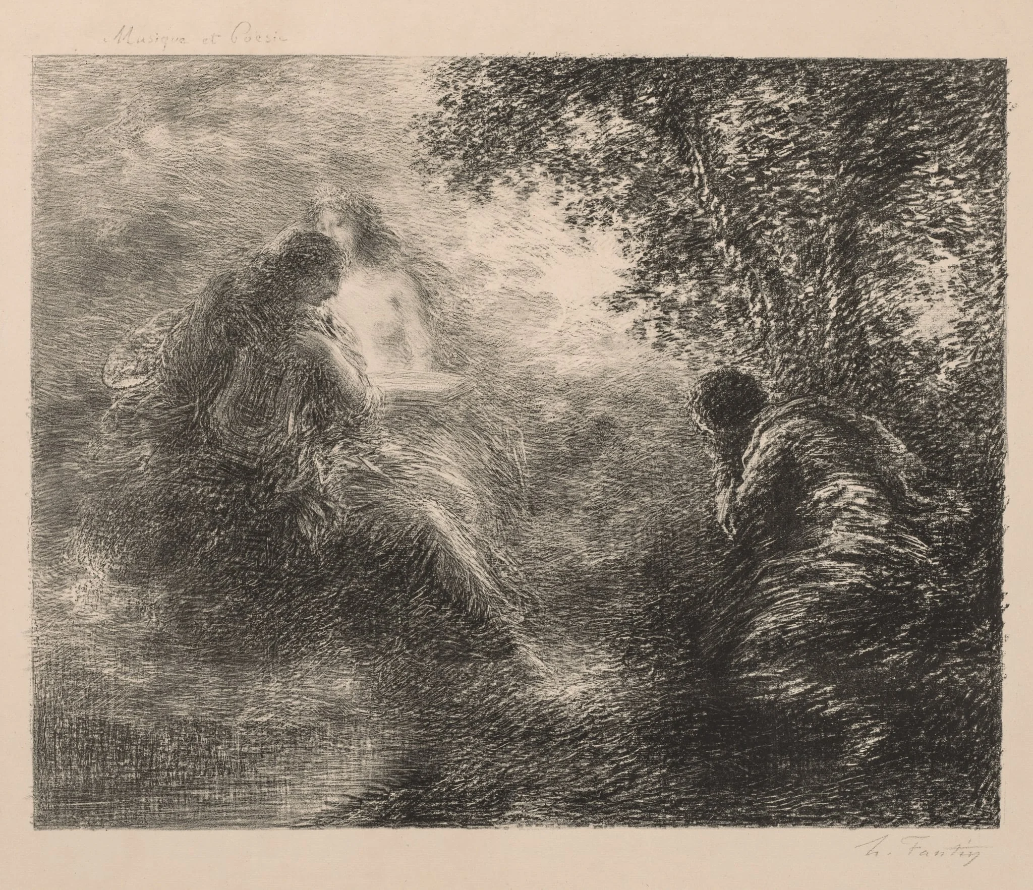 Music and Poetry, detail