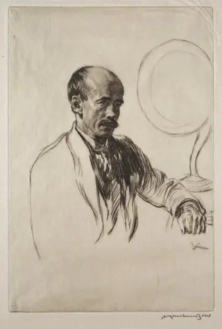 John Bone, by Muirhead Bone, 1934