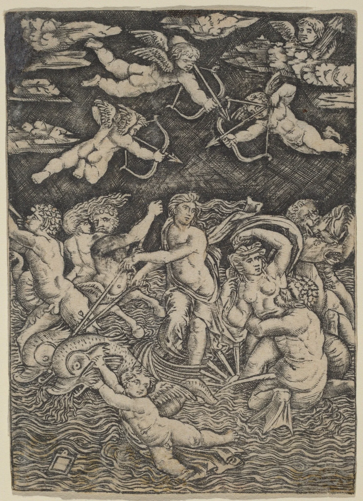 The Triumph of Galatea, detail
