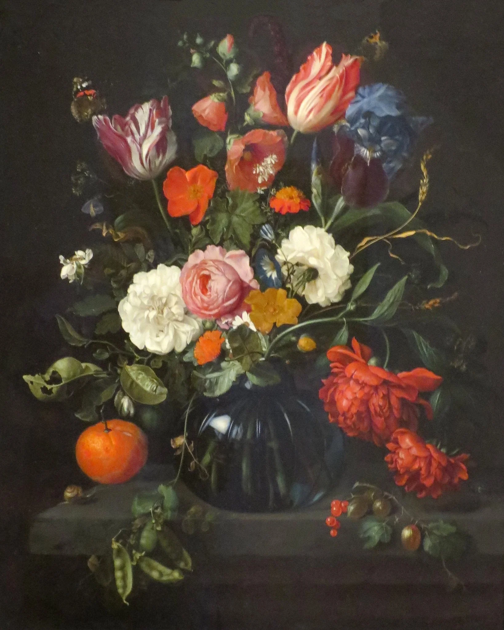 Vase of Flowers, detail