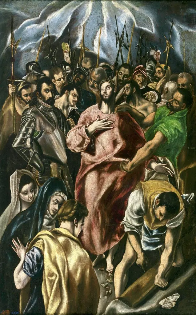 Disrobing of Christ (by J.M.Theotocópuli), by Jorge Manuel Theocupulus, oil, 1606