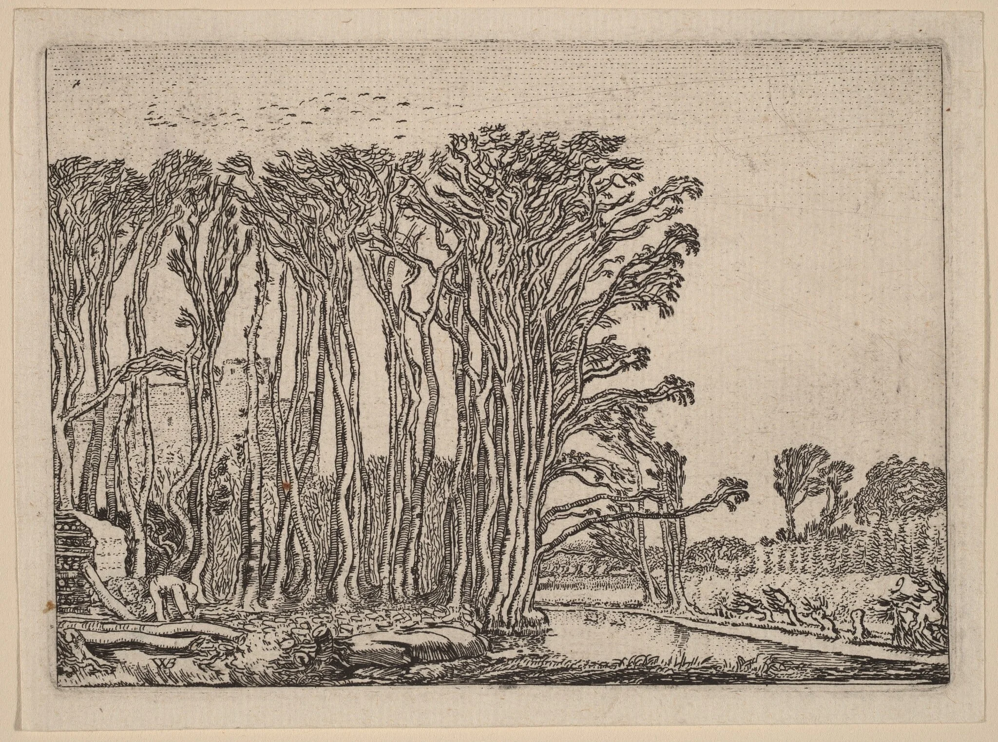 The Charcoal-Burner, detail