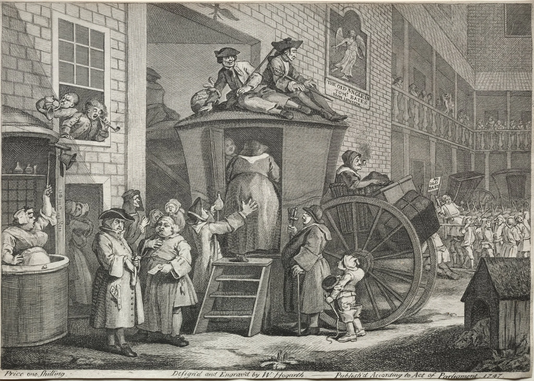 The Stage Coach, detail