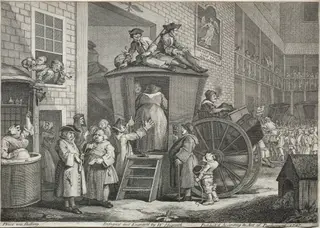 The Stage Coach, by William Hogarth, 1747