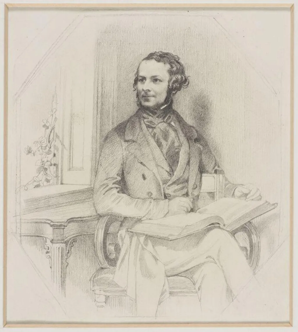 Portrait of Laman Blanchard, by Daniel Maclise, 1838