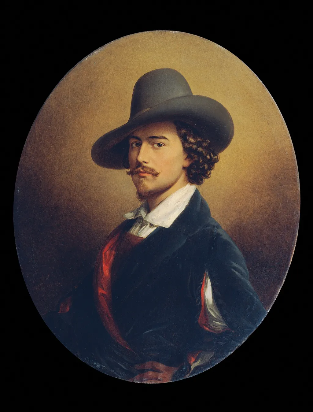 Der Maler Eduard Ender, by Johann Ender, oil, 1845