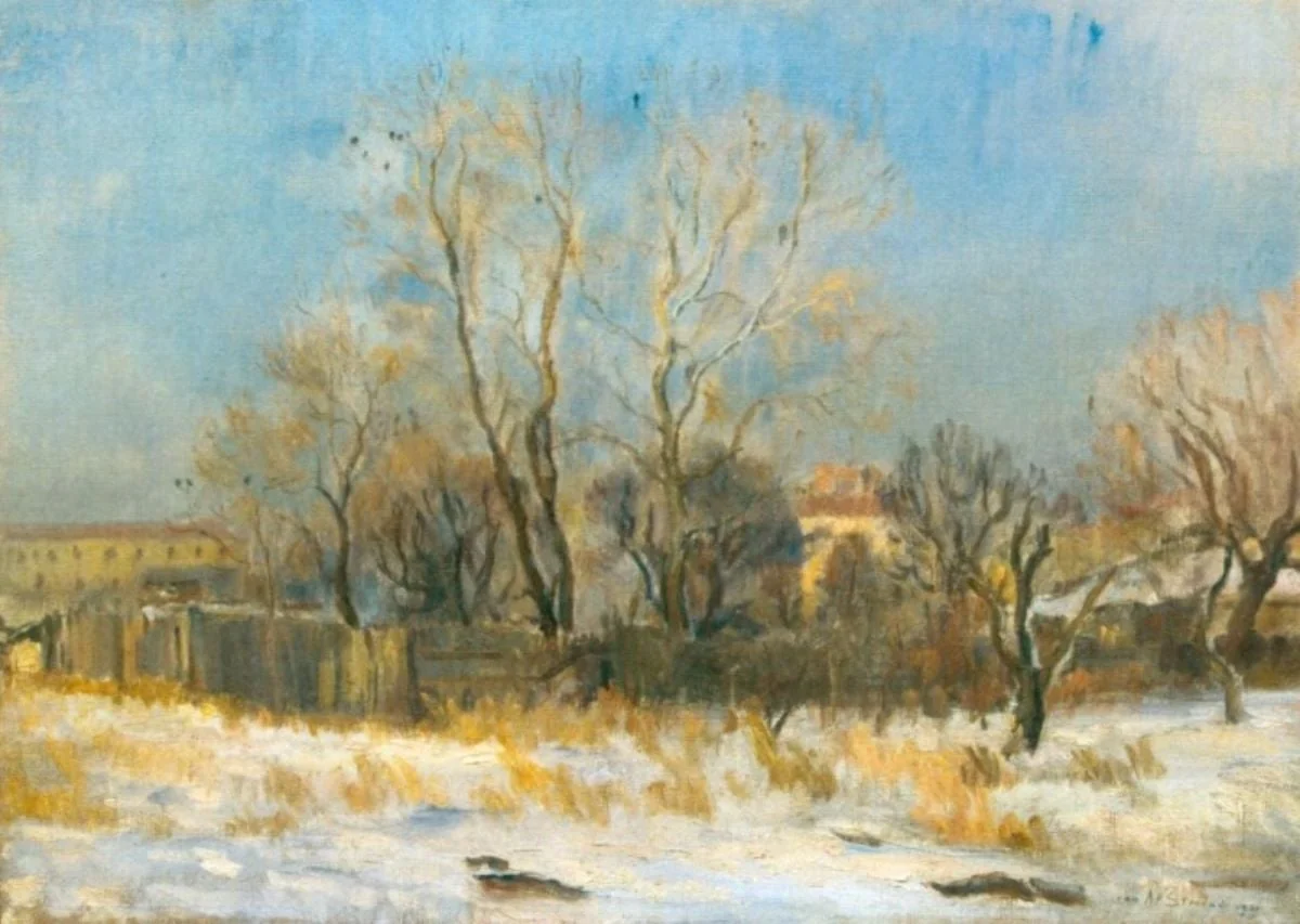 Iarna, detail