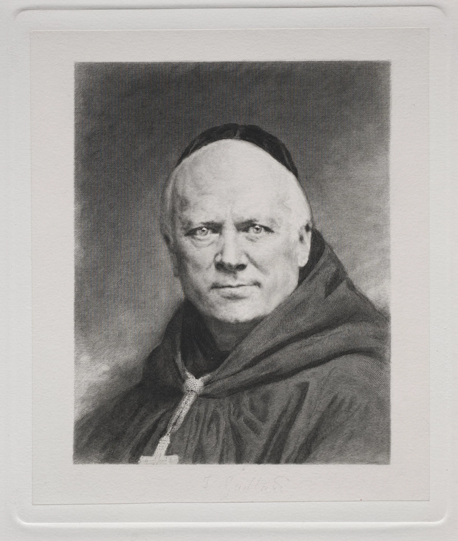 Dom Prosper Gueranger, Abbe of Solesmes, detail