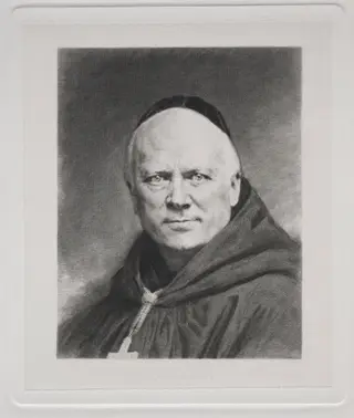 Dom Prosper Gueranger, Abbe of Solesmes, by Claude-Ferdinand Gaillard, 1878