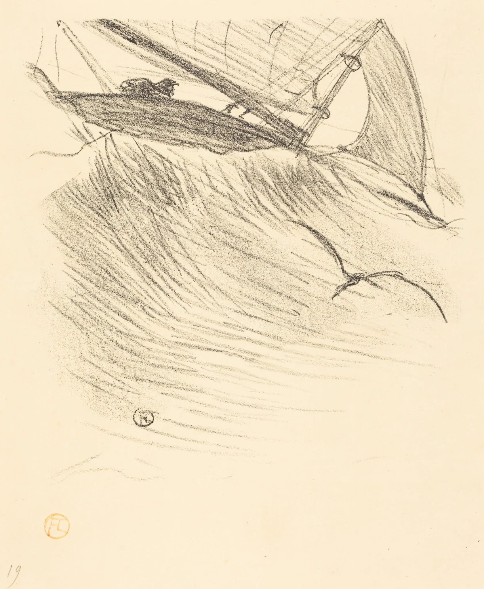 Les hirondelles de mer, detail