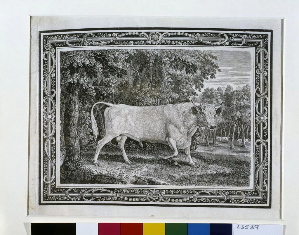 The Chillingham Bull, by Thomas Bewick, 1789