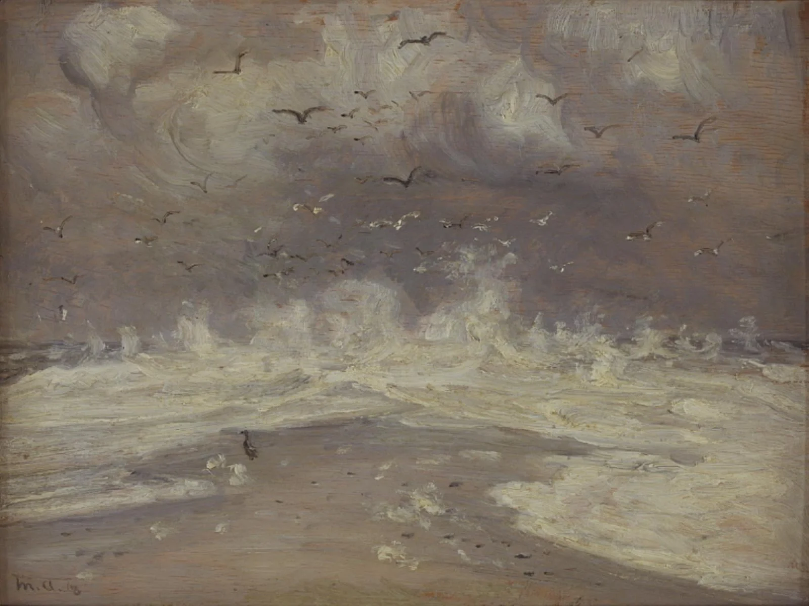 Surf at the North Coast of Jutland, detail