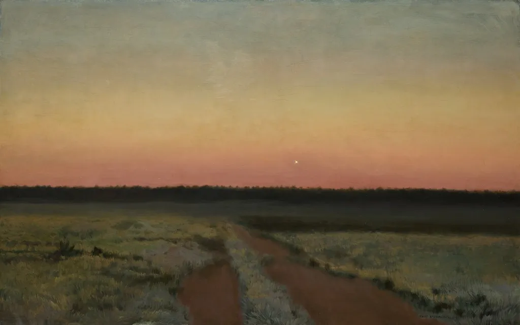 Morning Star, by Józef Chełmoński, oil, 1896
