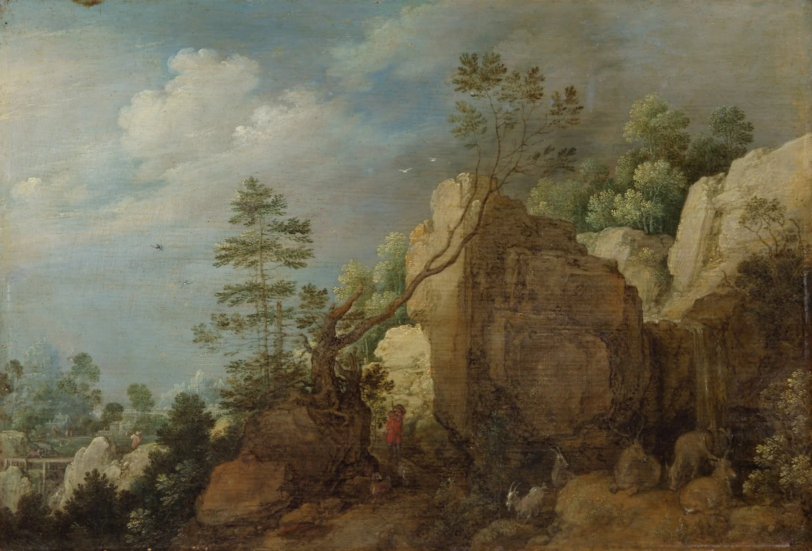 Gebirgslandschaft, detail