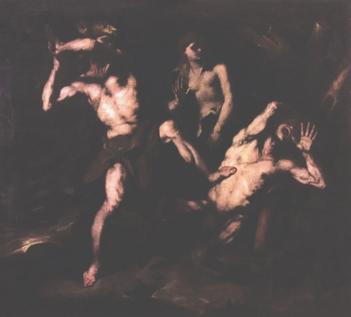 Lupta lui Hercule cu centaurul Nessus, detail