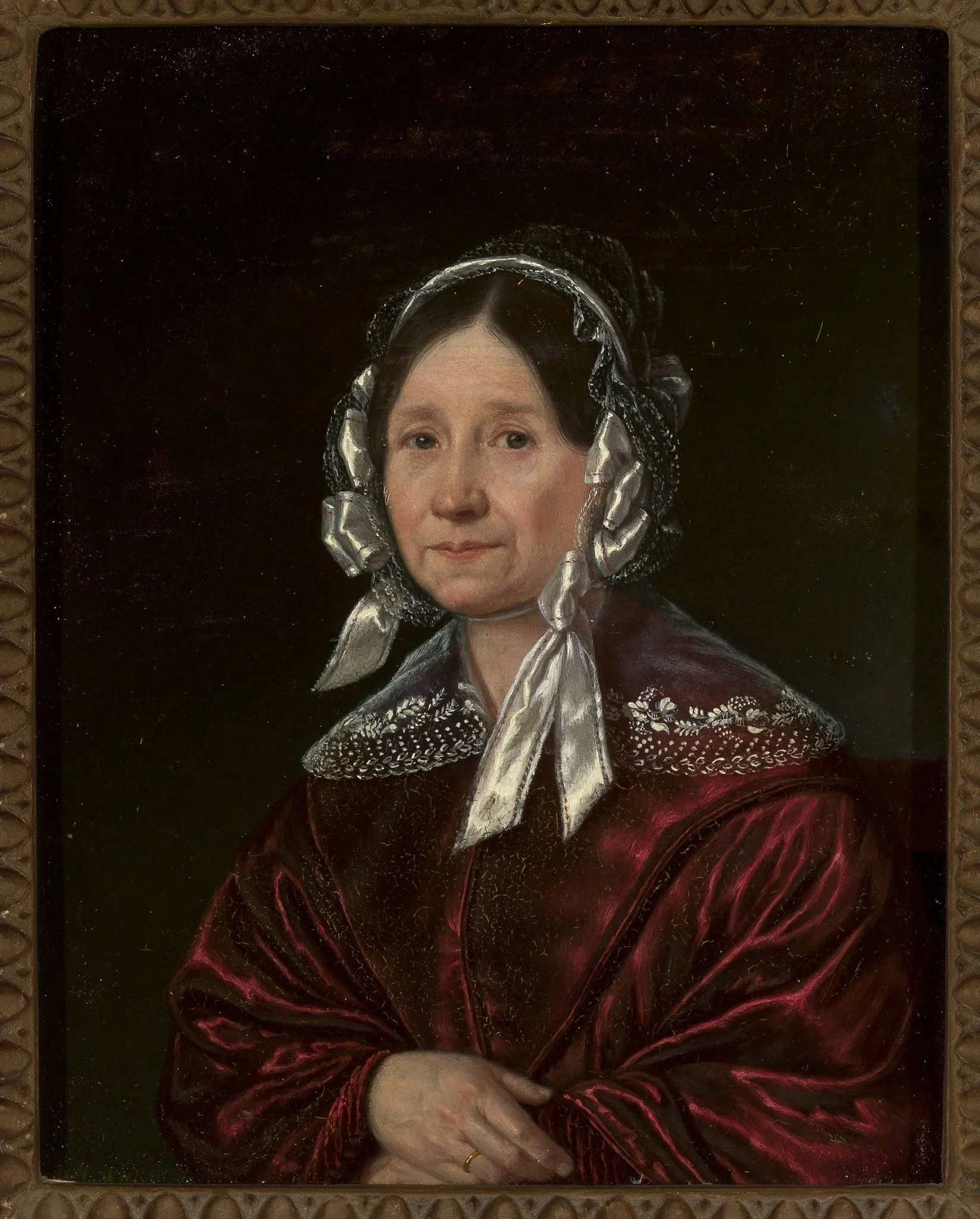 Portrait of Teresa Kicka, detail