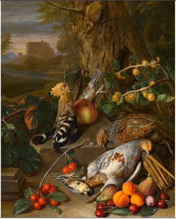 Still Life with Dead Game, detail