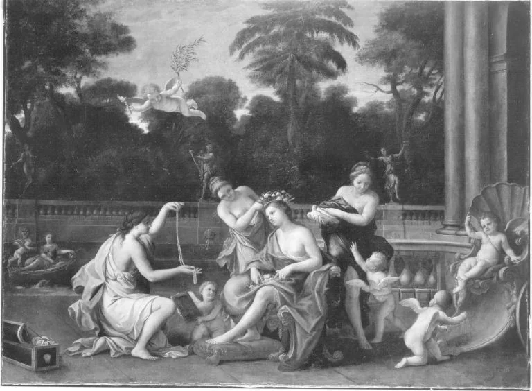 Schmückung der Venus, detail