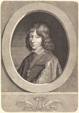 Armand de Bourbon-Conti, by Jean Morin, ink, 1625