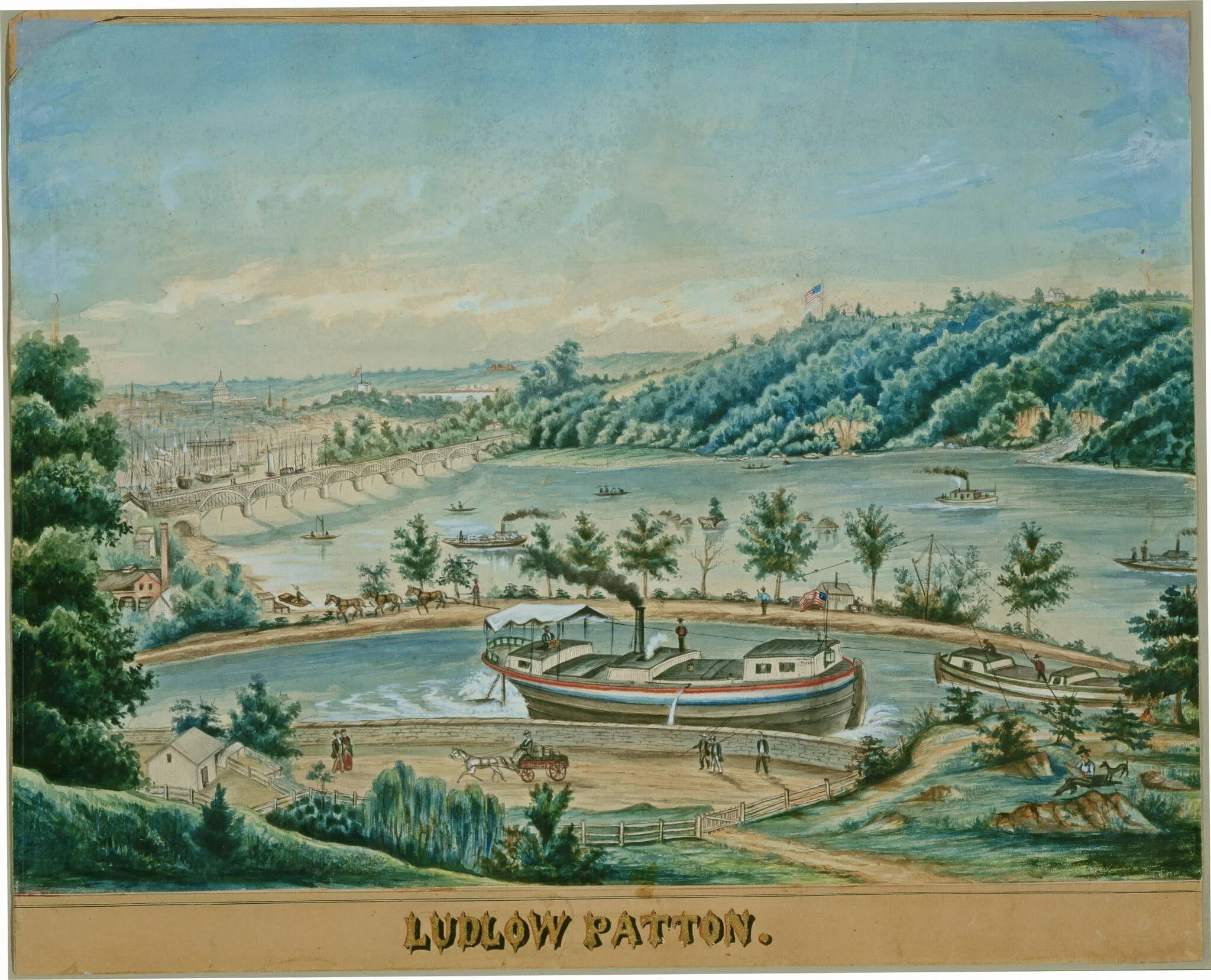 The Ludlow Patton, detail