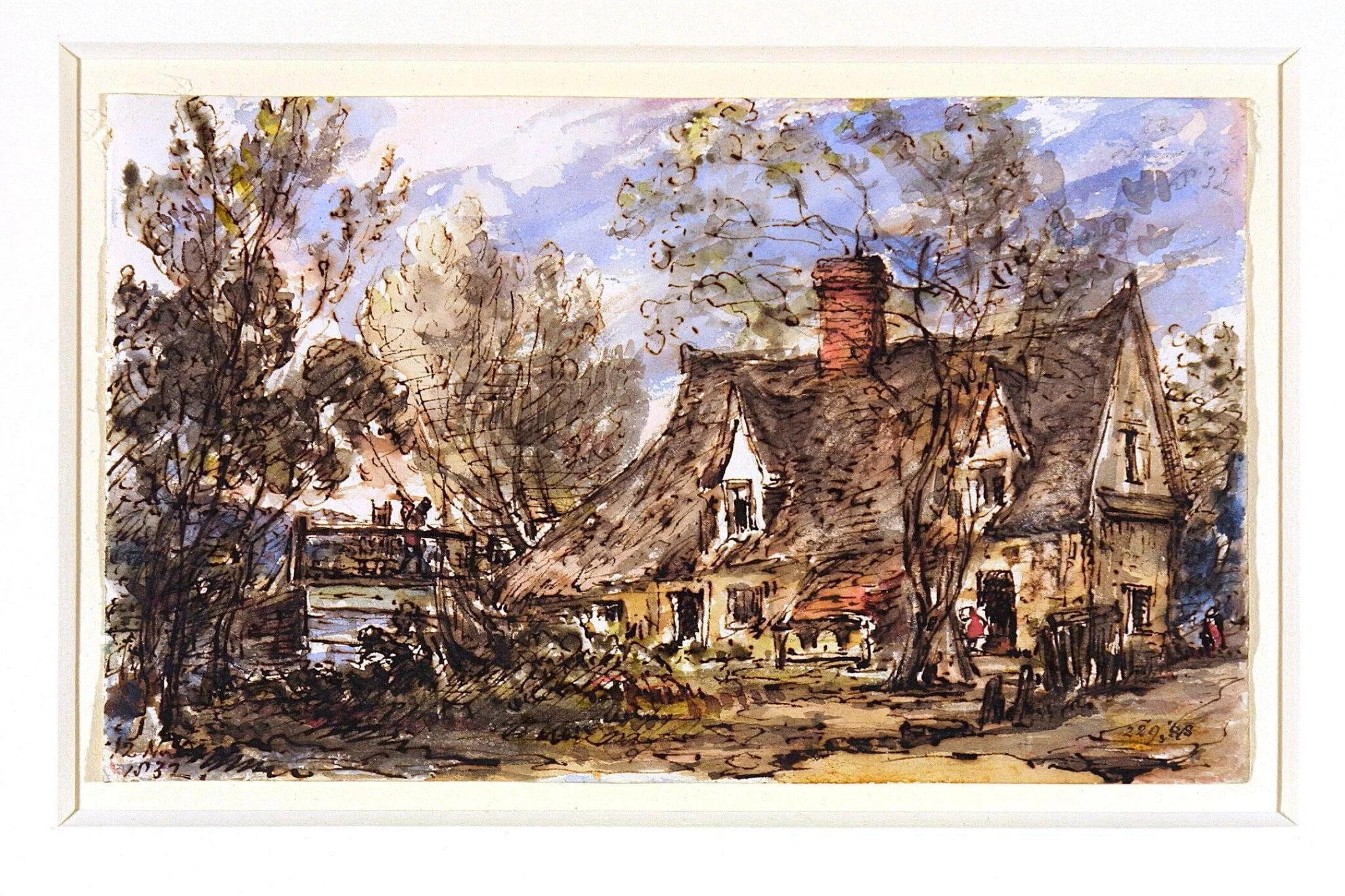 Bridge Cottage, Flatford, detail