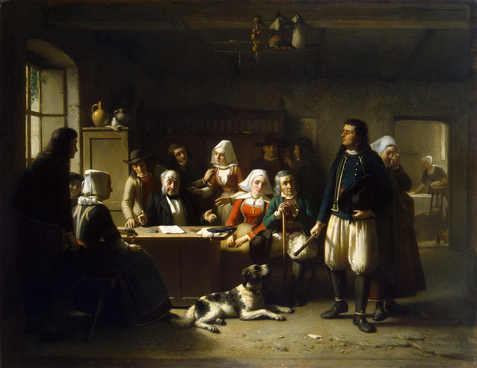 After the Unsealing of the Will, detail