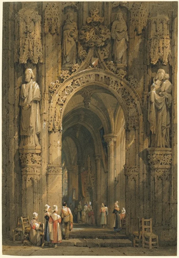 Interior of a Cathedral, detail