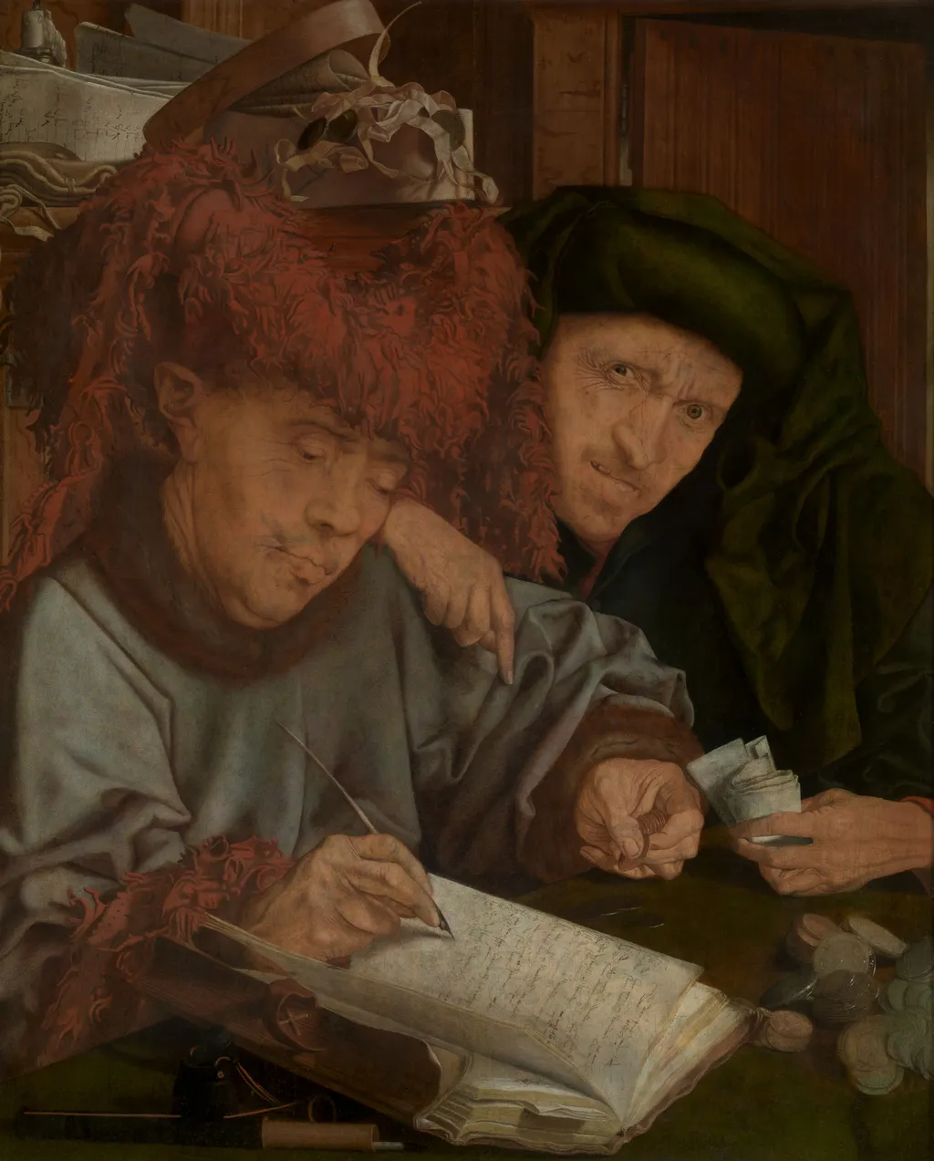 The Tax Collectors, by Marinus van Reymerswaele, oil, 1537