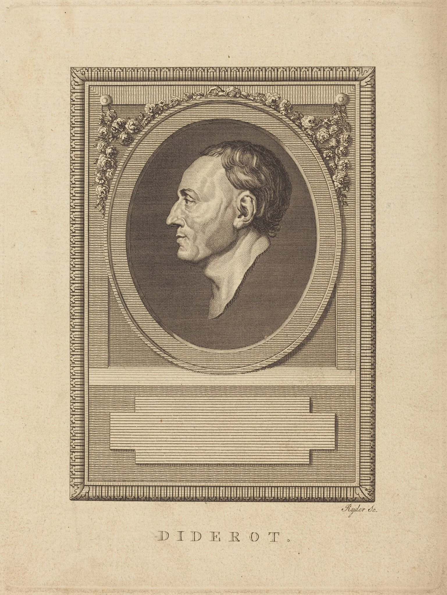 Diderot, detail