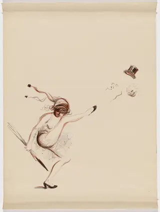 First Exhibition of the Humorists, Palace of Style, by Jean-Louis Forain, ink, 1911