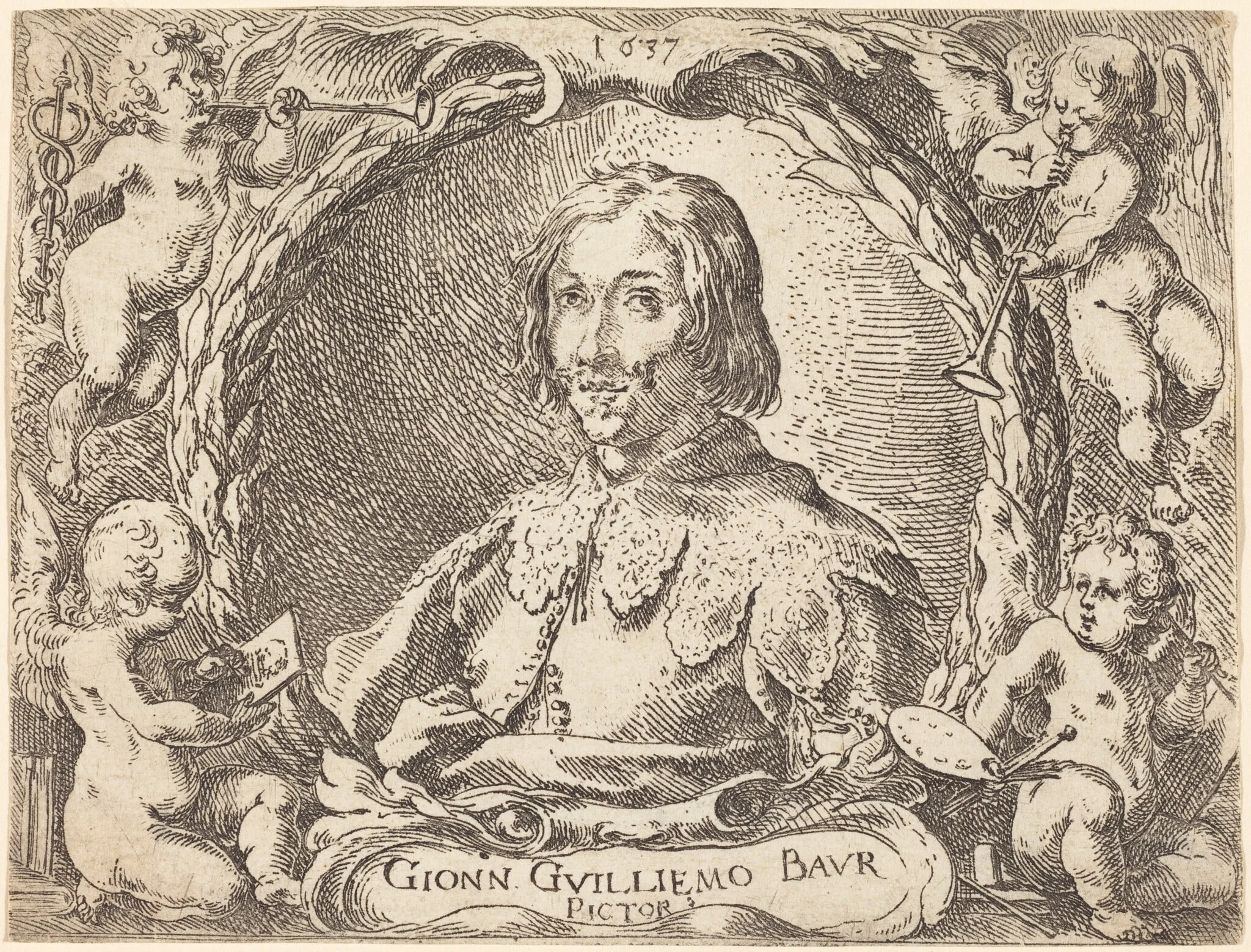 Capricci di varie battaglie (Frontispiece), detail