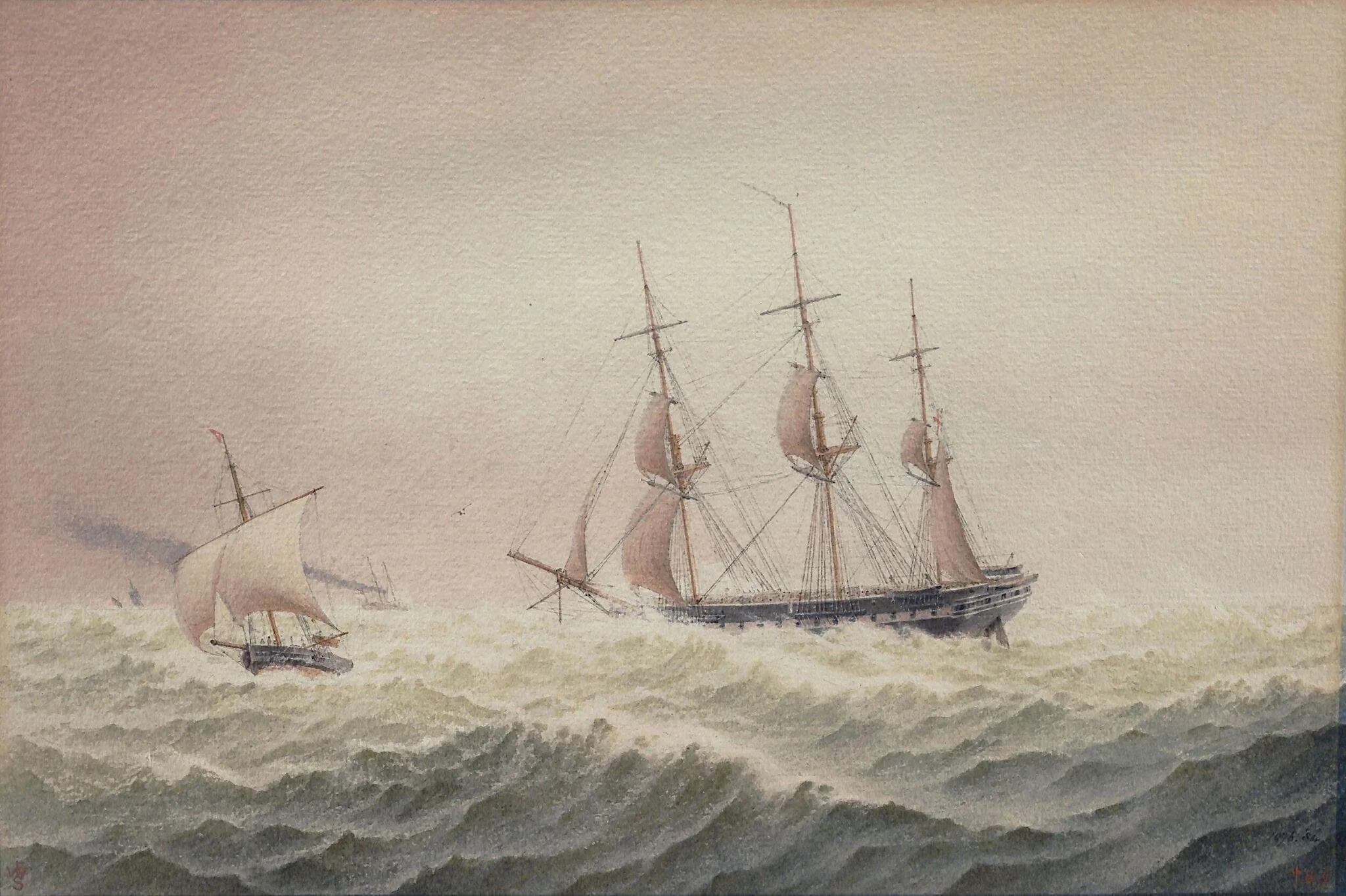 A 51 Gun Frigate, detail
