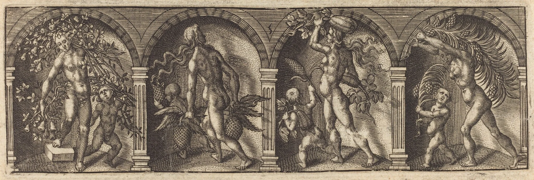 Les divers pourtraicts et figures V, detail