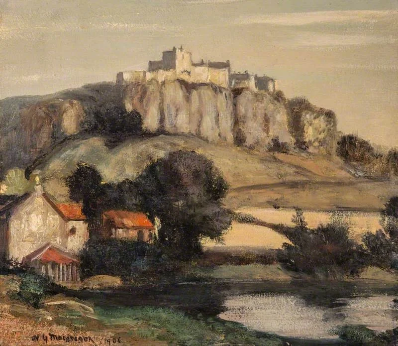 A Castle on a Cliff, detail