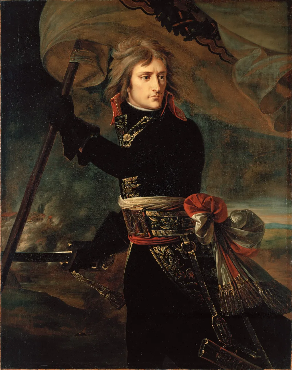 Bonaparte at the Pont d'Arcole, by Antoine-Jean Gros, oil, 1798
