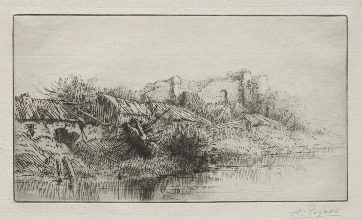 The Abandoned Village, detail