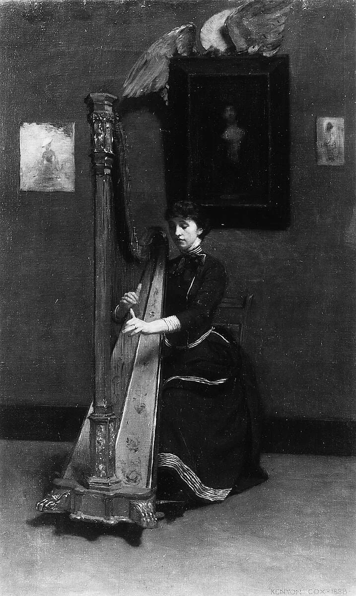 The Harp Player (A Solo), detail