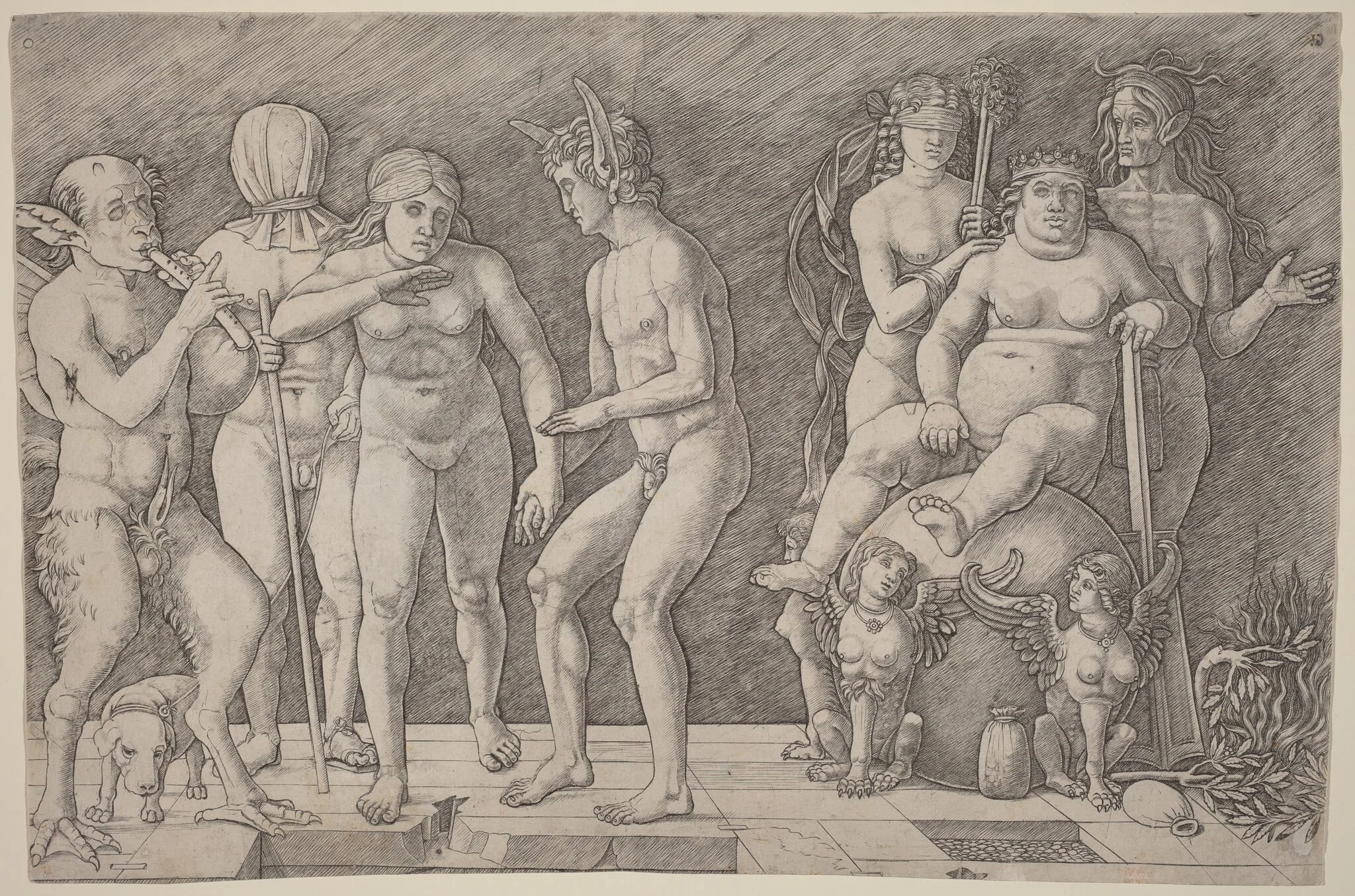 Virtus Combusta: An Allegory of Virtue, detail