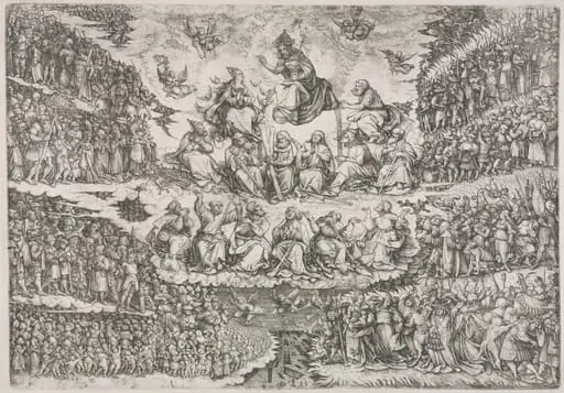 Last Judgment, by Daniel Hopfer, 1513